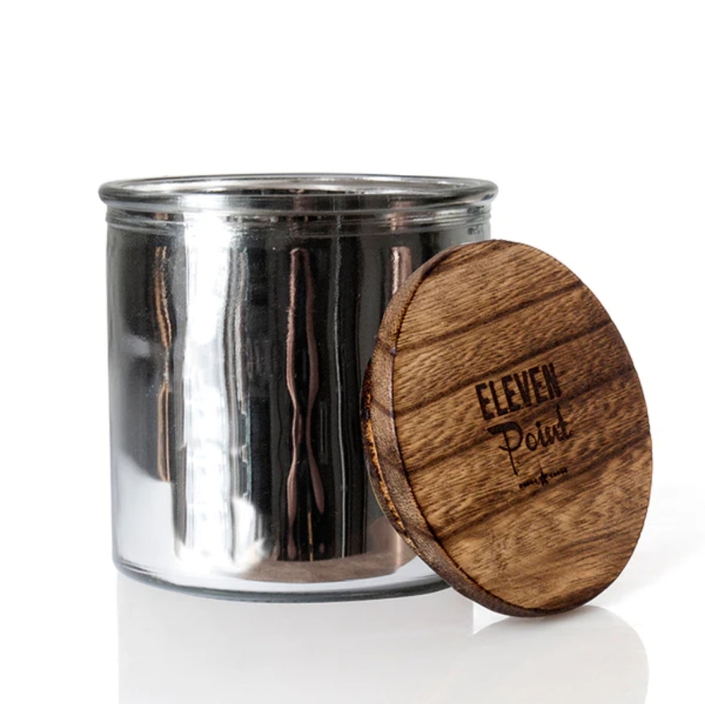 Eleven Point 2.0 Tree Farm Rock Star Candle in Silver